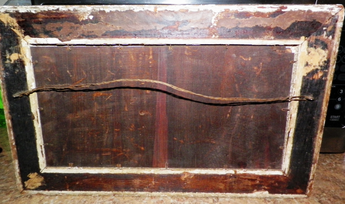 AA EBAY NEW A ART PAINTING BLACK FOLK ART OLD SMALL 7AA.jpg