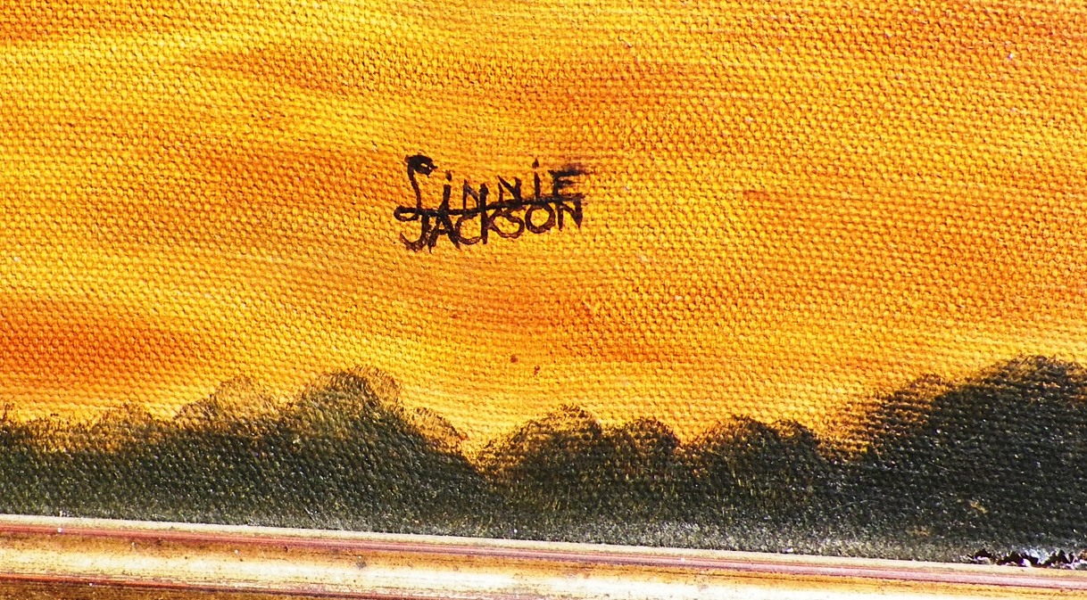 AA EBAY NEW A ART PAINTING CAT WOMAN LINNIE JACKSON 2AA2.jpg