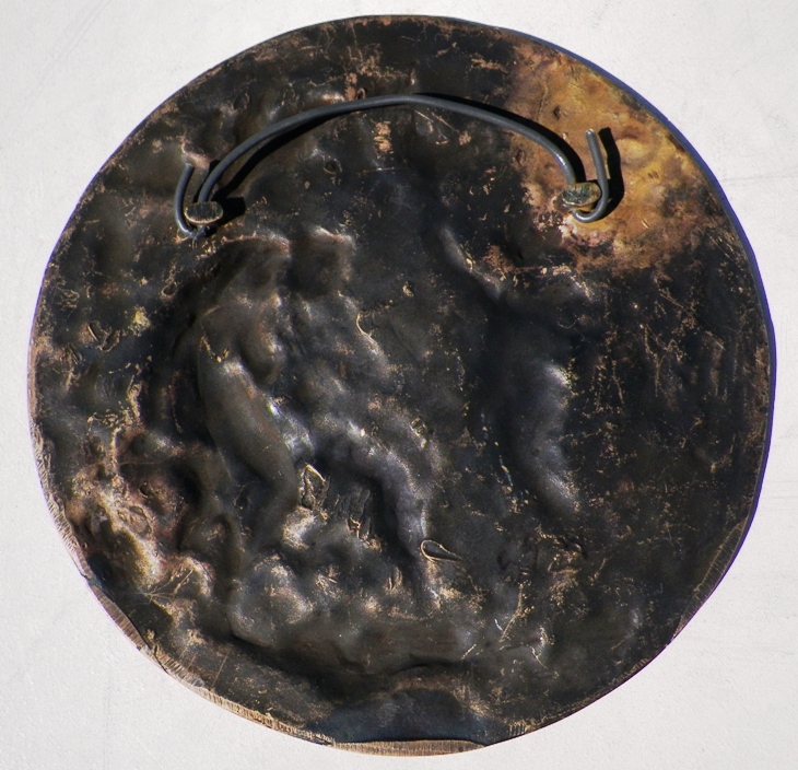 AA EBAY NEW A ART PLATE BRONZE ADAM & EVE 4AA.jpg