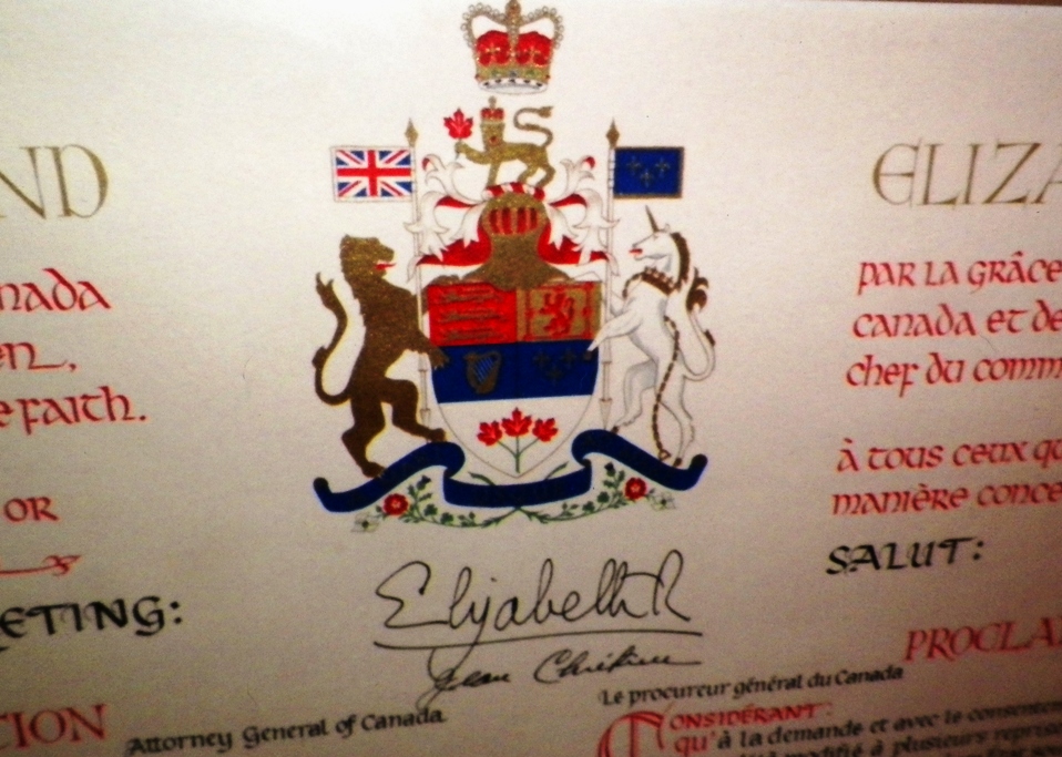 AA EBAY NEW A ART PRINT CANADA UEEN ELIZABETH PROCLIMATION 3AA.jpg