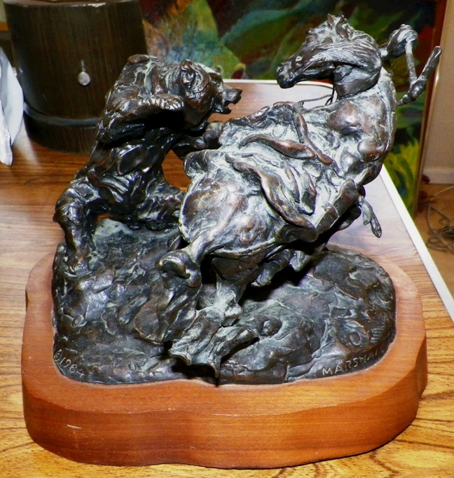 AA EBAY NEW A ART SCULPTURE GRIZZLY MARSGALL MITCHELL 3A_AA.jpg