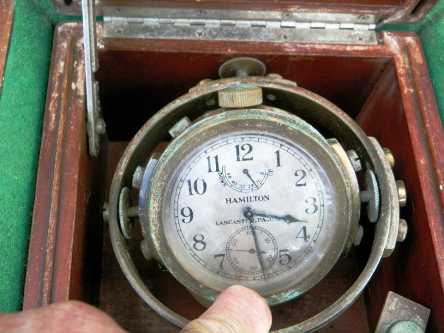 AA EBAY NEW A COLLECTIBLE EBAY EBAY NAUTICAL CLOCK HAMILTON MODEL 22 3CAA.jpg