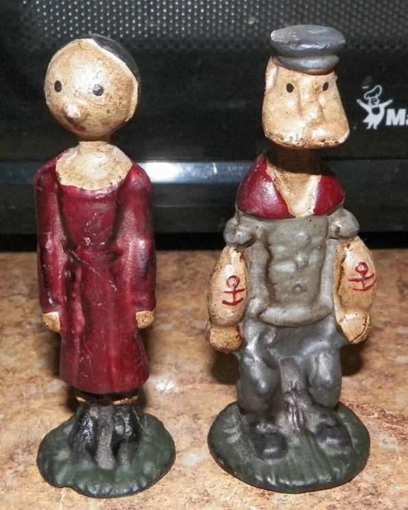 AA EBAY NEW A COLLECTIBLE EBAY EBAY POPEYE & OLIVE OIL CAST IRON FIGURES 1AA.jpg