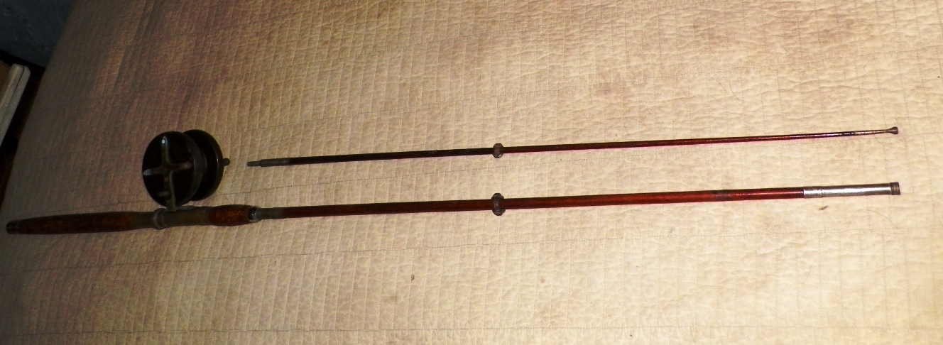 AA EBAY NEW A COLLECTIBLE EBAY FISHING POLES NAMNOO WOOD ROD & WOOD REEL 6A_A.jpg