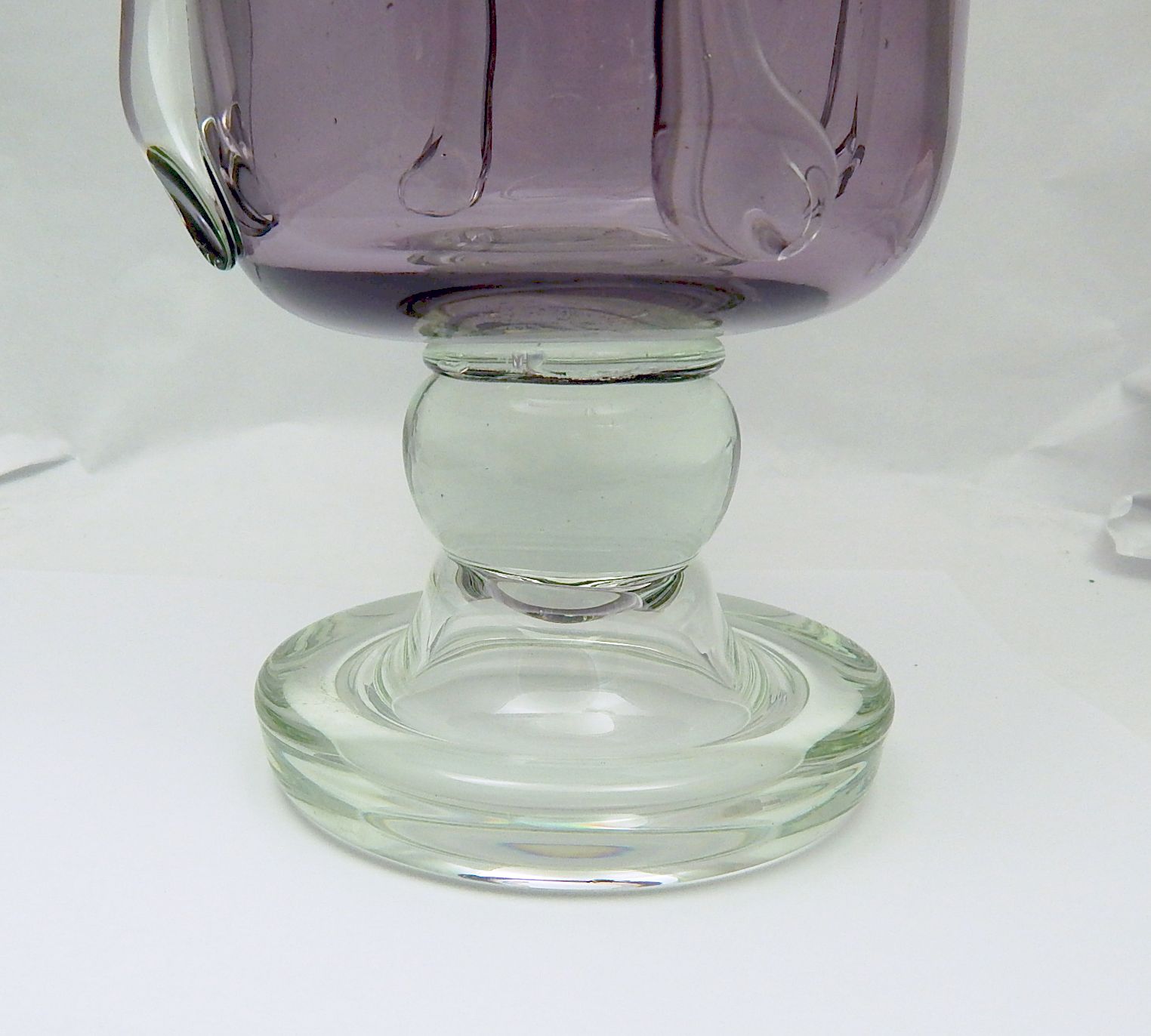 Big Purple Glass Vase Antiques Board