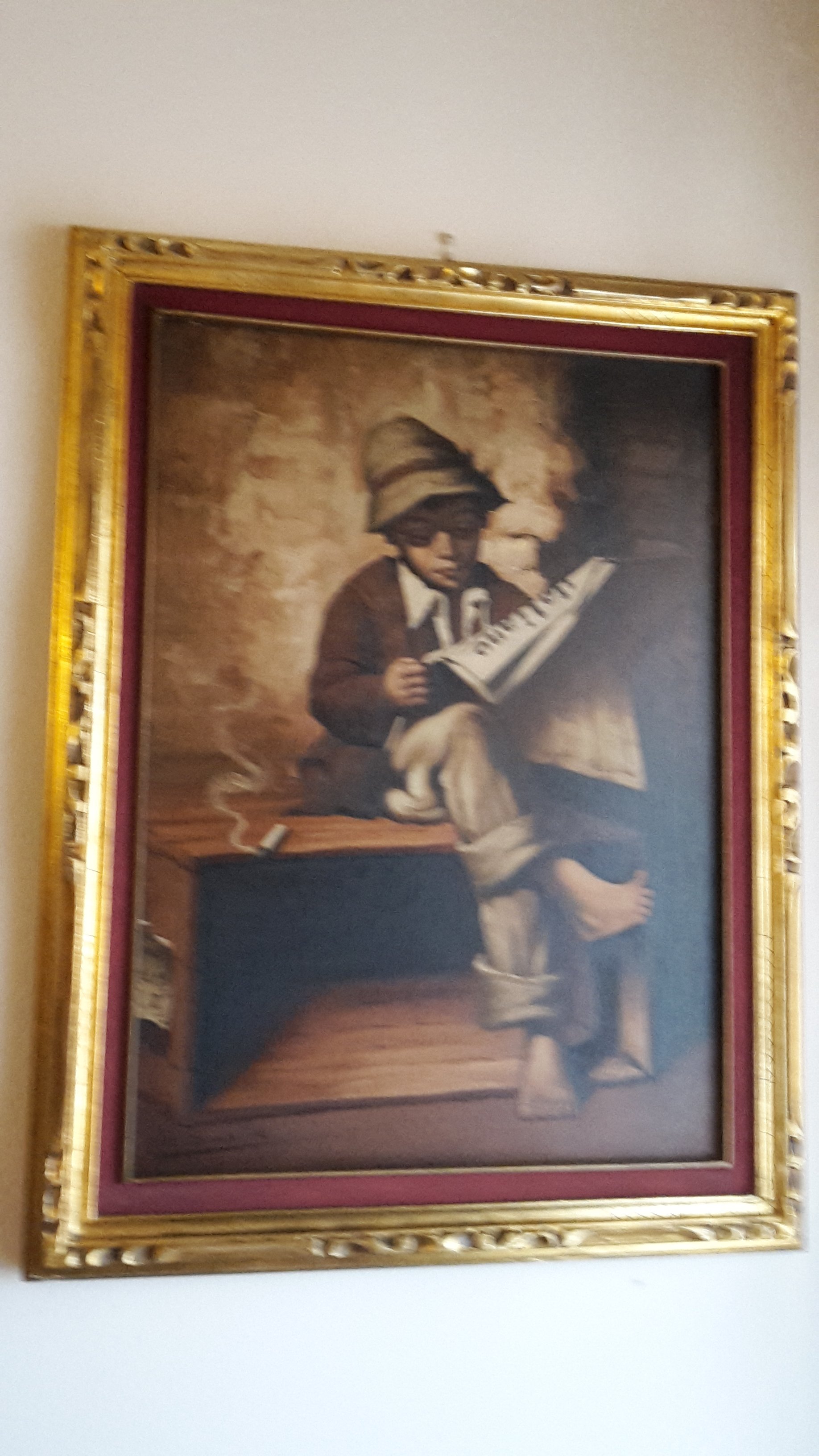 THRIFT STORE PAINTING IS THIS L BASILE, LEON JEAN BASILE?! Antiques