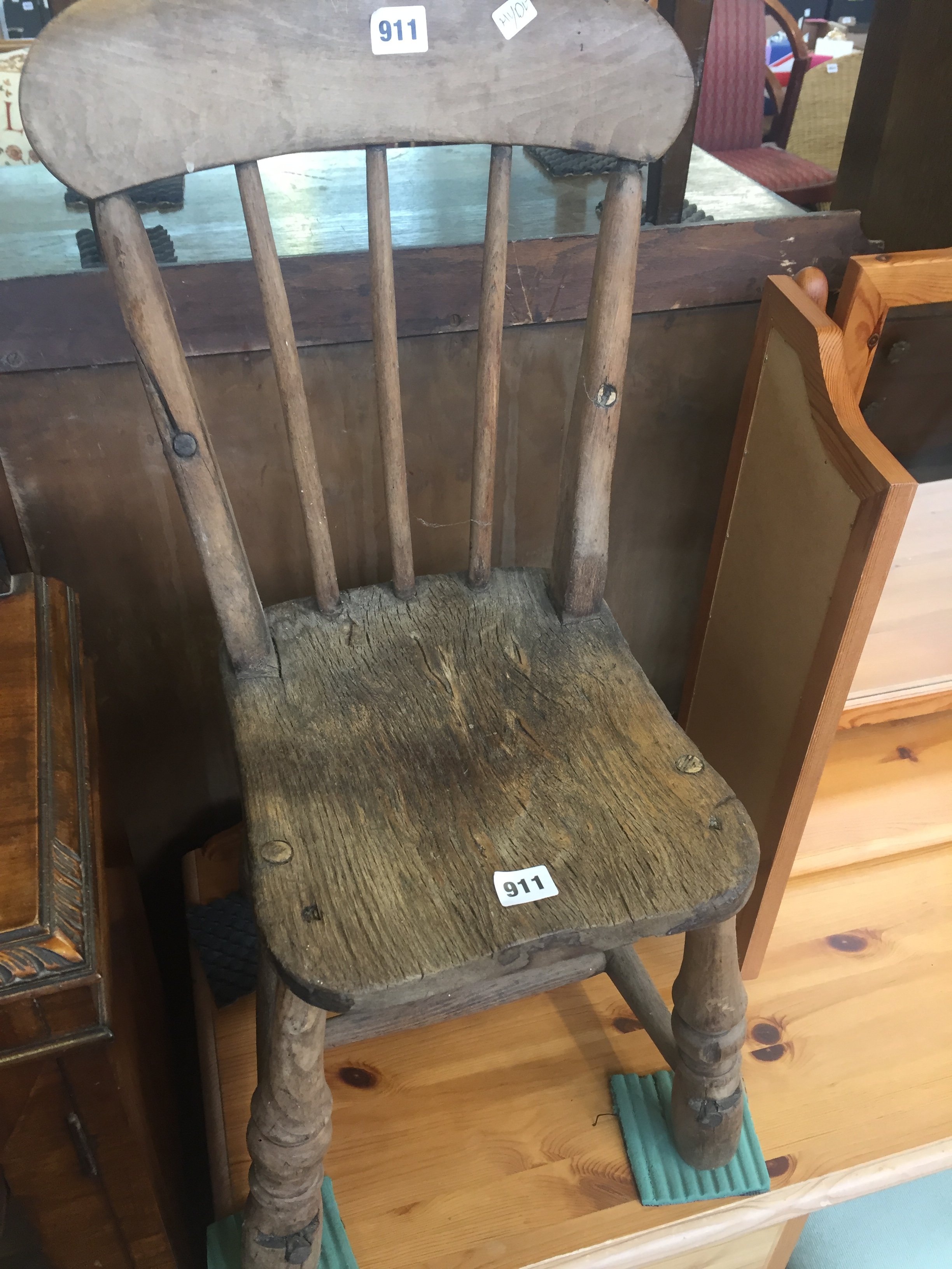 Small Old Child S Chair Antiques Board