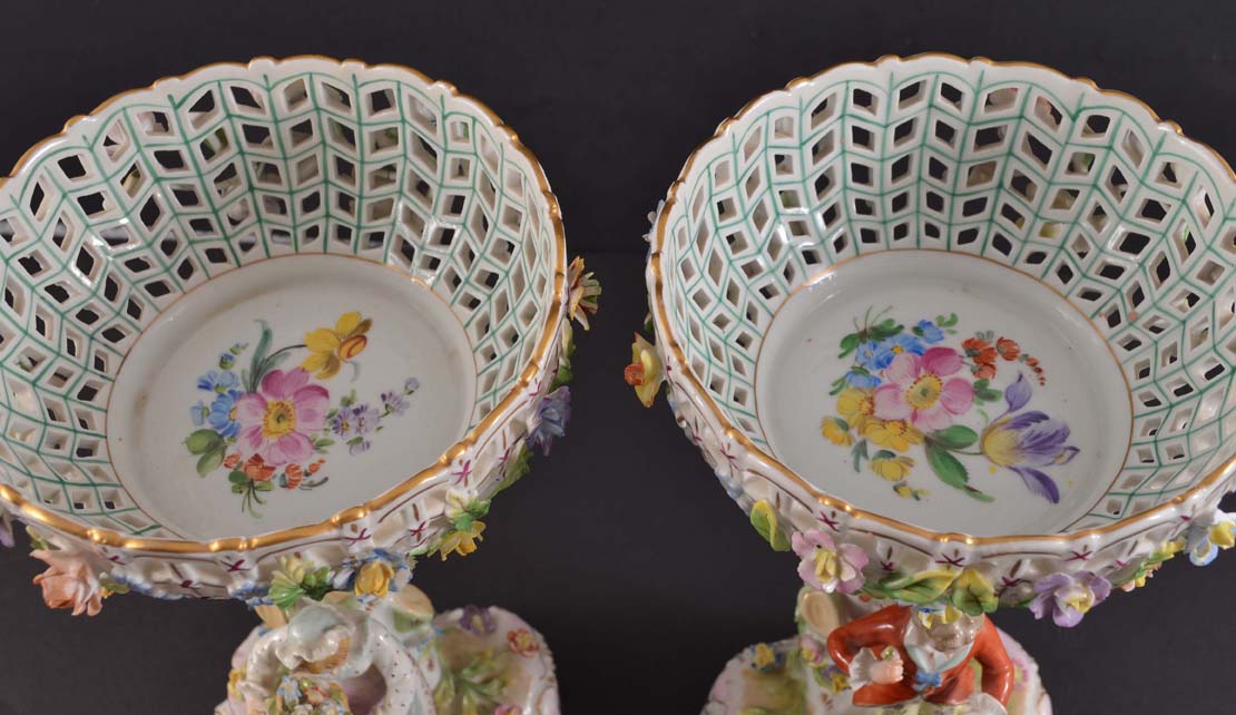 Interesting Dresden Pair of...Bowls?? Antiques Board