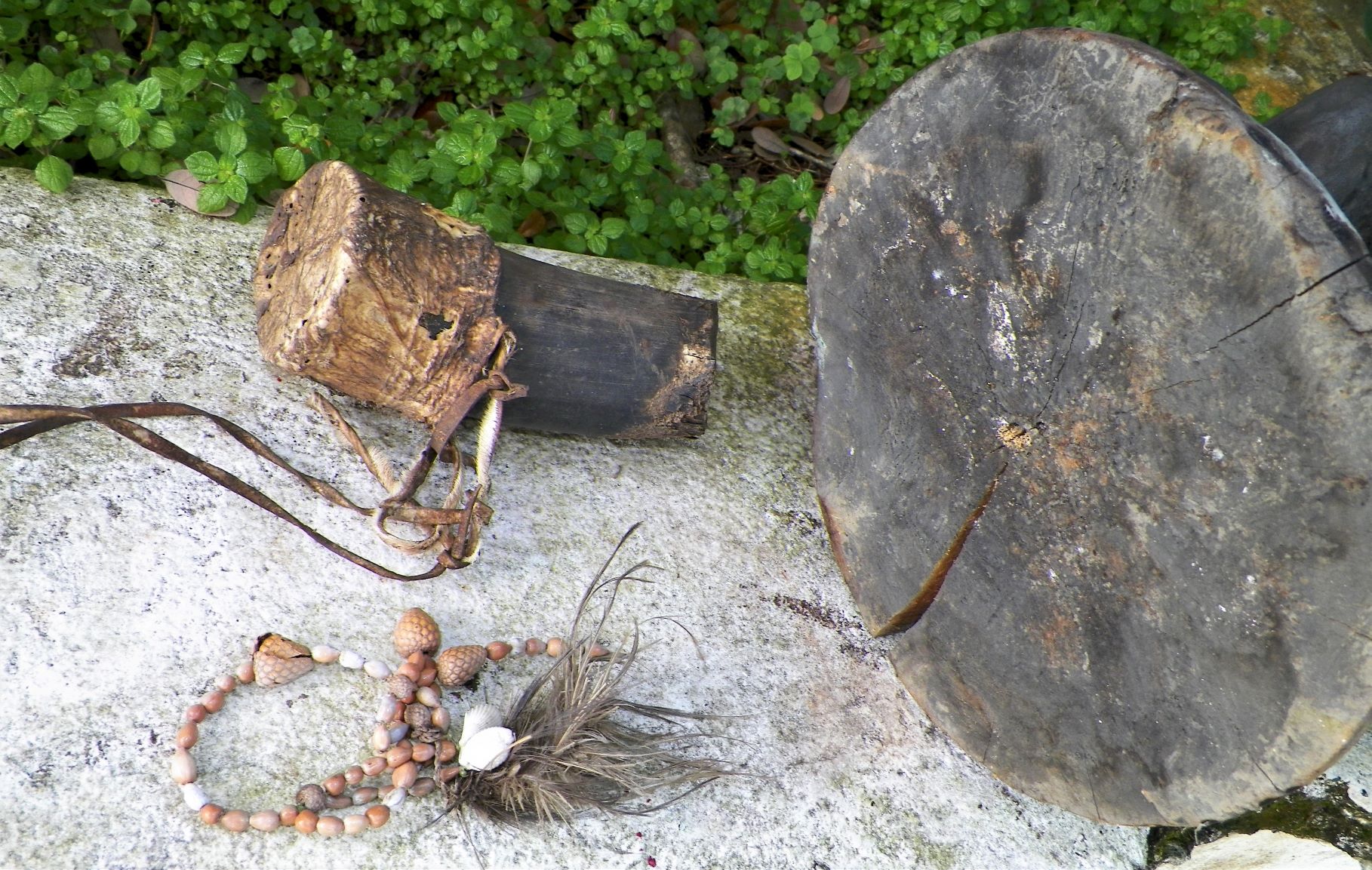 ART CARVED AFRICAN CROCODILE MAN STATUE 9AA.JPG