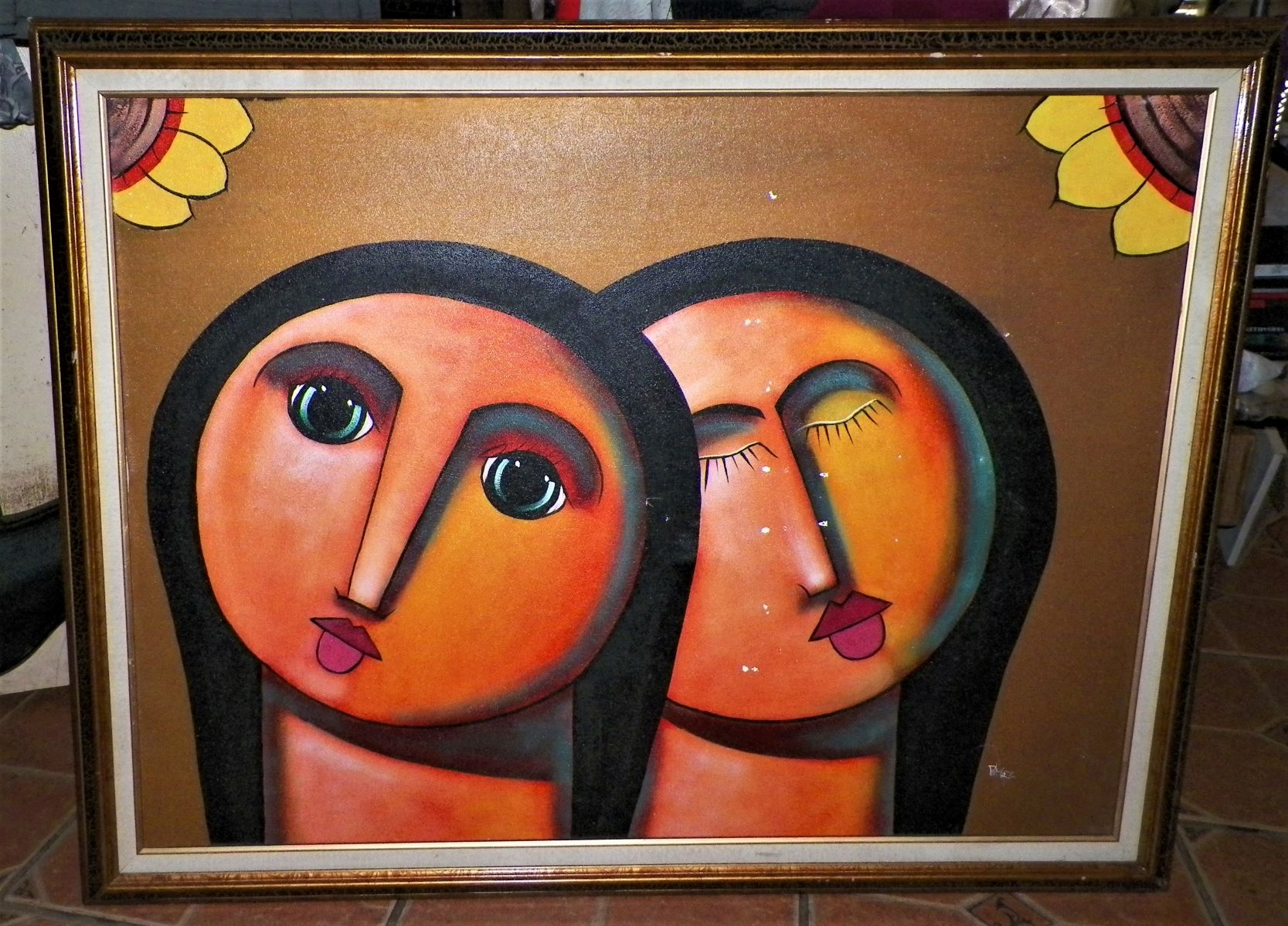 ART PAINTING 2 FACES PAINTING 1AA.JPG