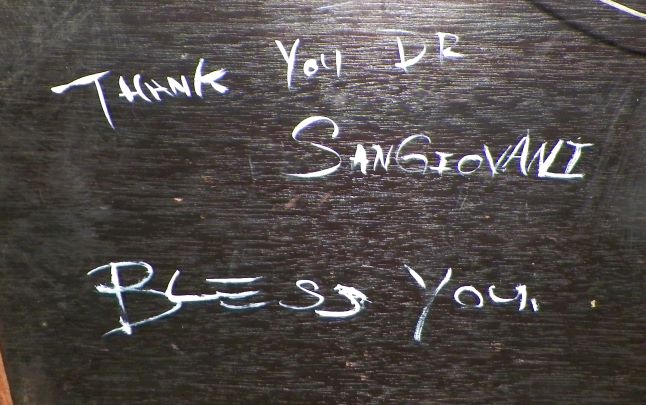 ART PAINTING ABSTRACT $90 FLOWERY ABSTRACT PAINTING THRIFT STORE 8AAA.JPG