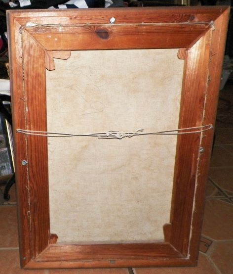 ART PAINTING ABSTRACT PURPLR RED WITH LINES 4AA.JPG