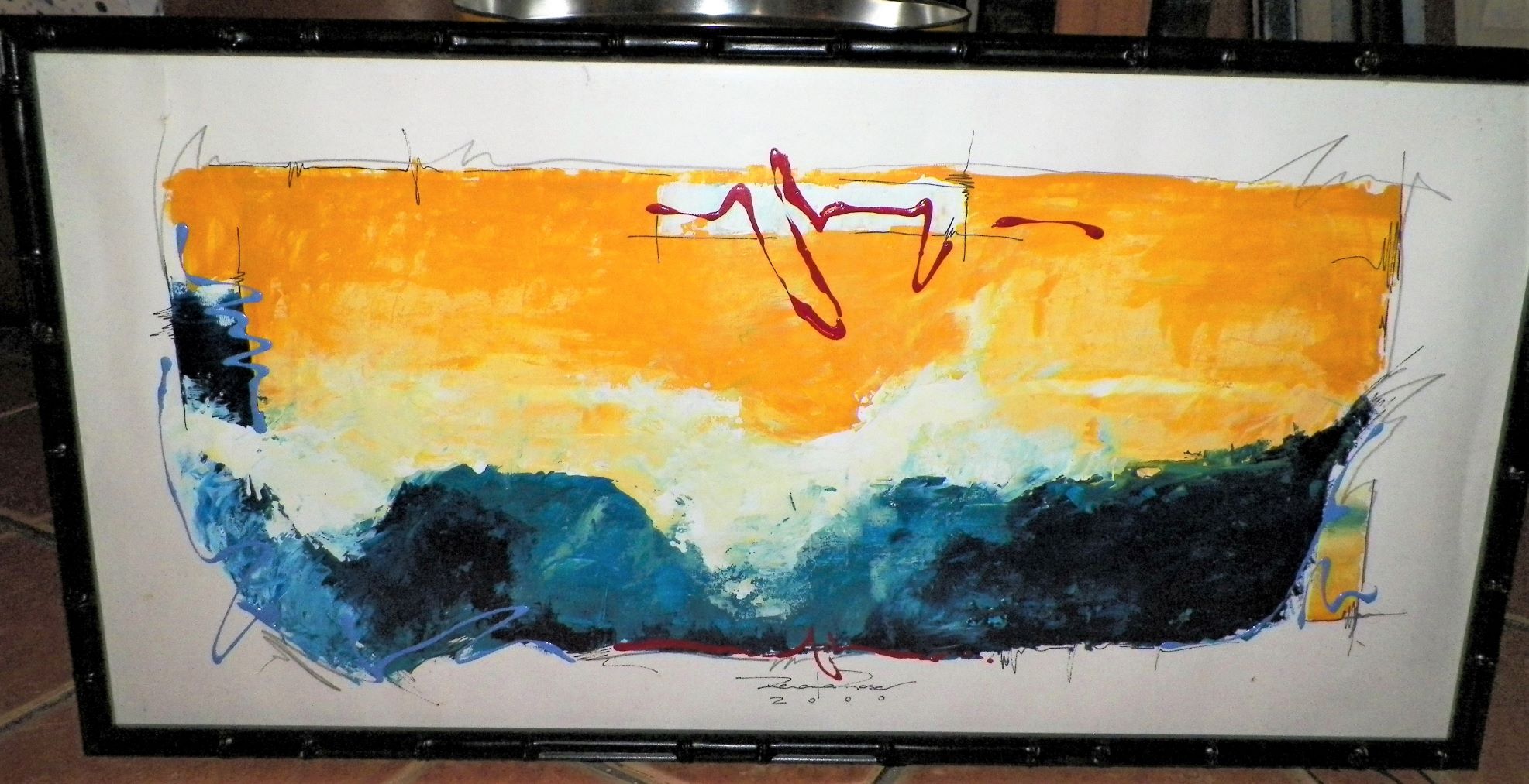 ART PAINTING ABSTRACT ROSA 1AA.JPG
