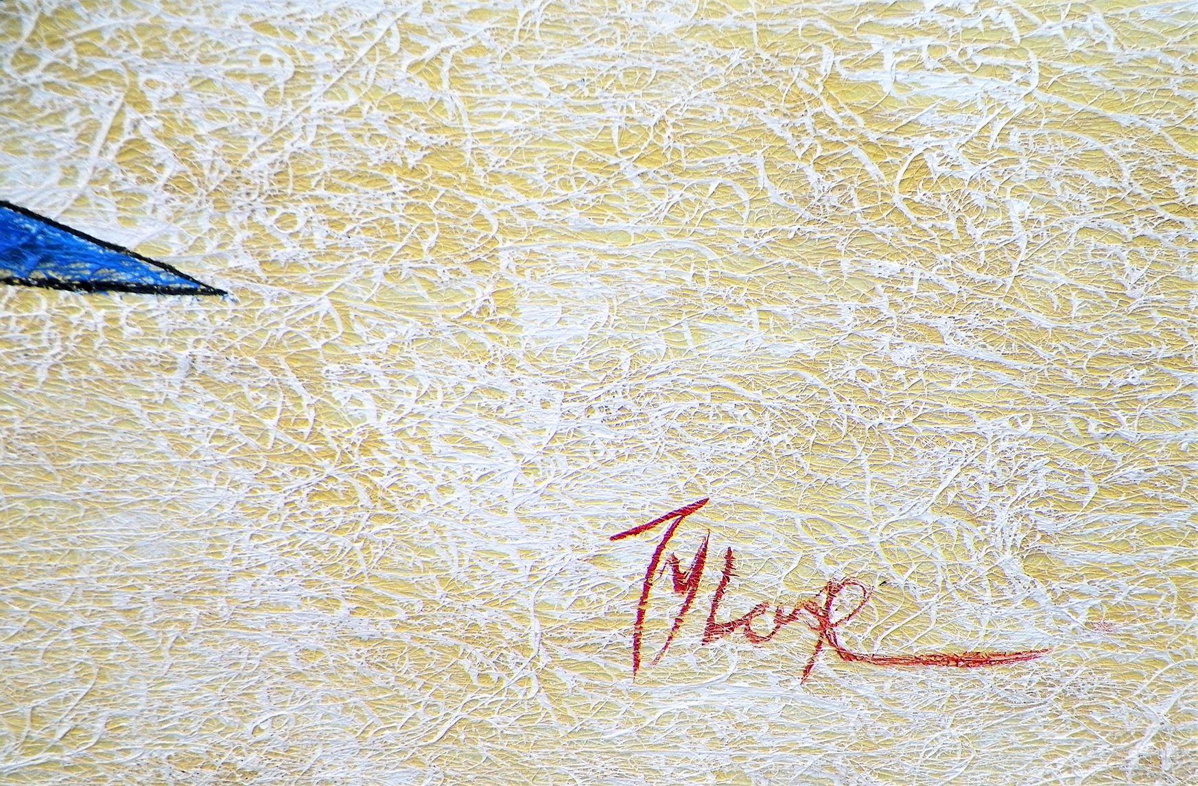 ART PAINTING ABSTRACT TAYLOR MIRO LOOKING PAINTING 2AA.JPG