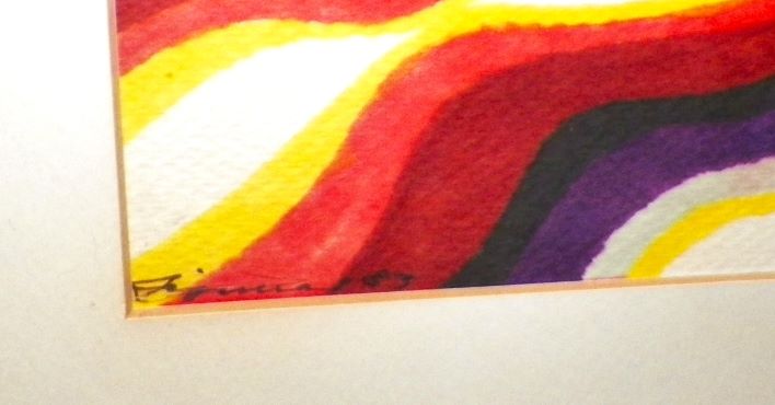 ART PAINTING ABSTRACT THRIFT STORE NEW 3AA.JPG