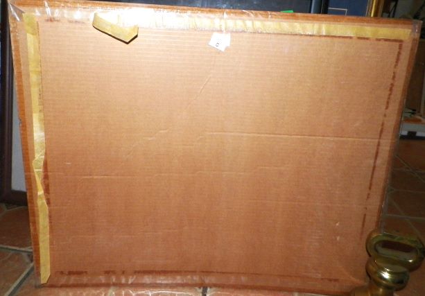 ART PAINTING ABSTRACT THRIFT STORE NEW 5AA.JPG