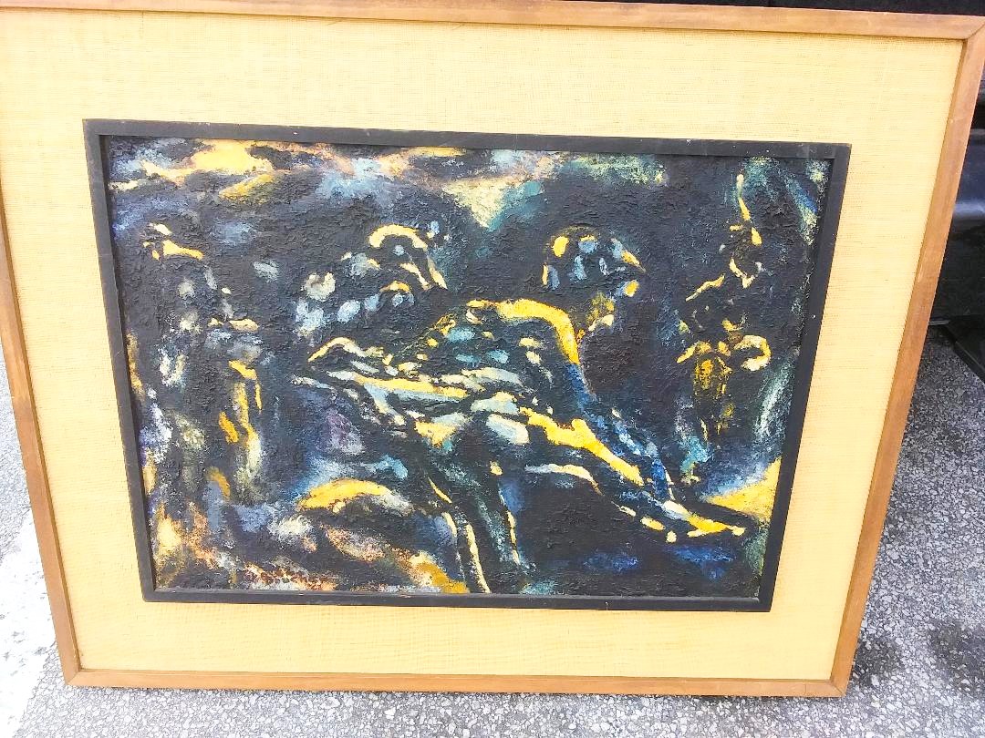 ART PAINTING ANTIQUE OZ ABSTRACT 1AA.jpg