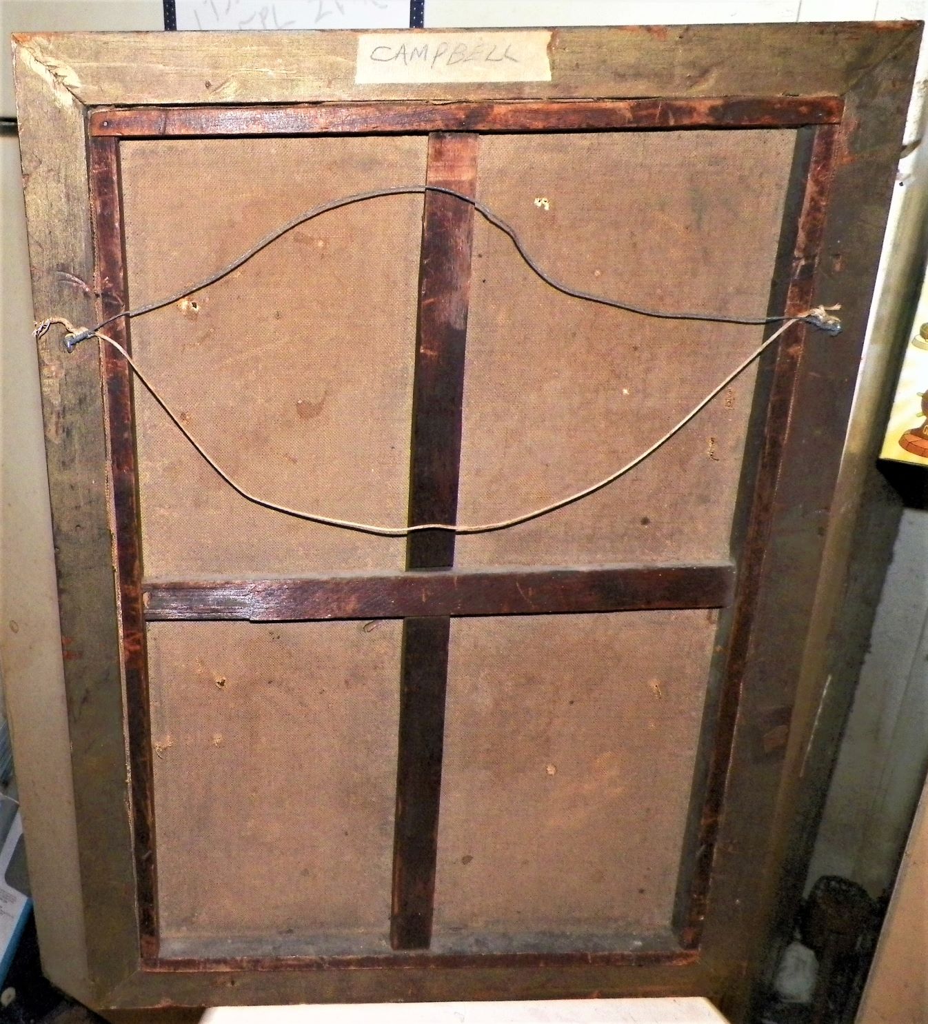 ART PAINTING ANTIQUE PAINTING CAMPBELL 4AA.JPG