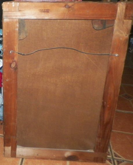 ART PAINTING ANTIQUE PAINTING GIRL 8AA.JPG