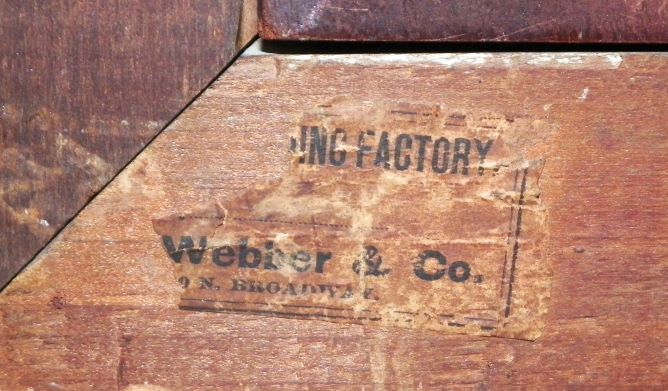 ART PAINTING ANTIQUE SMALL M WALKER 8AAA.JPG