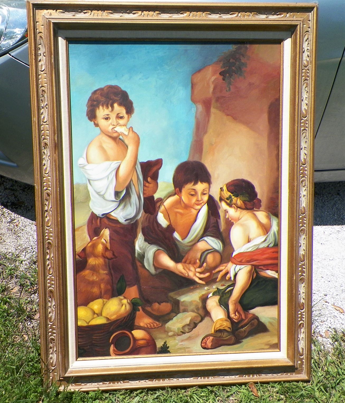 ART PAINTING AUCTION MAXBID 2 BOYS  BA.JPG
