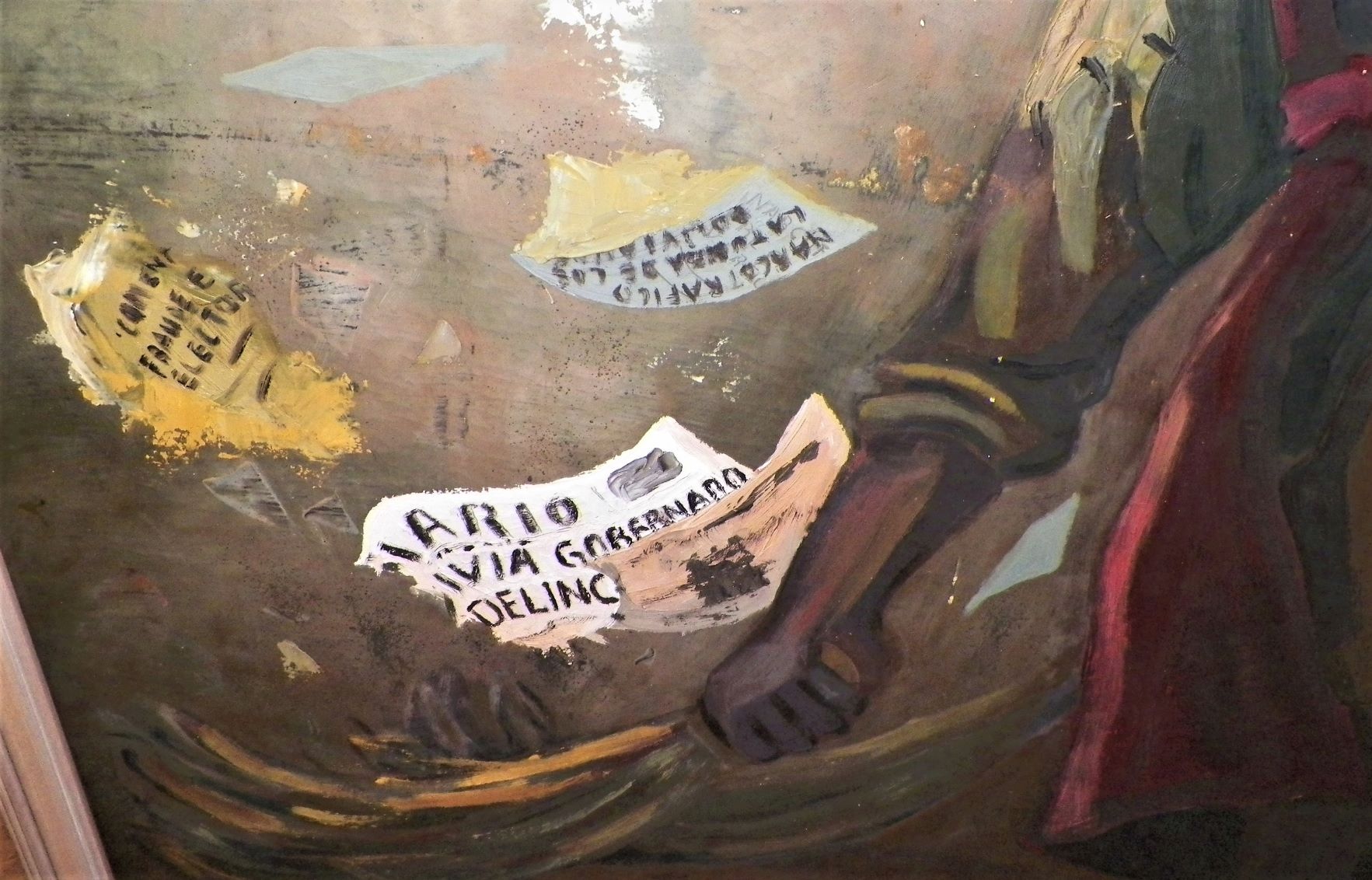 ART PAINTING BOLIVIA WOMAN SWEEPING 1A_BAAA.JPG