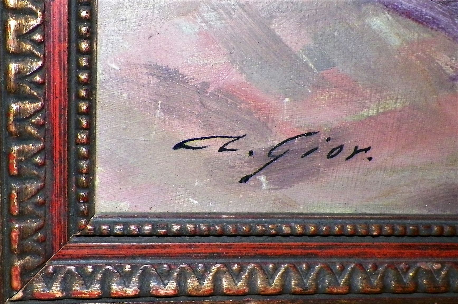 ART PAINTING BULL FIGHTING 3AA.JPG