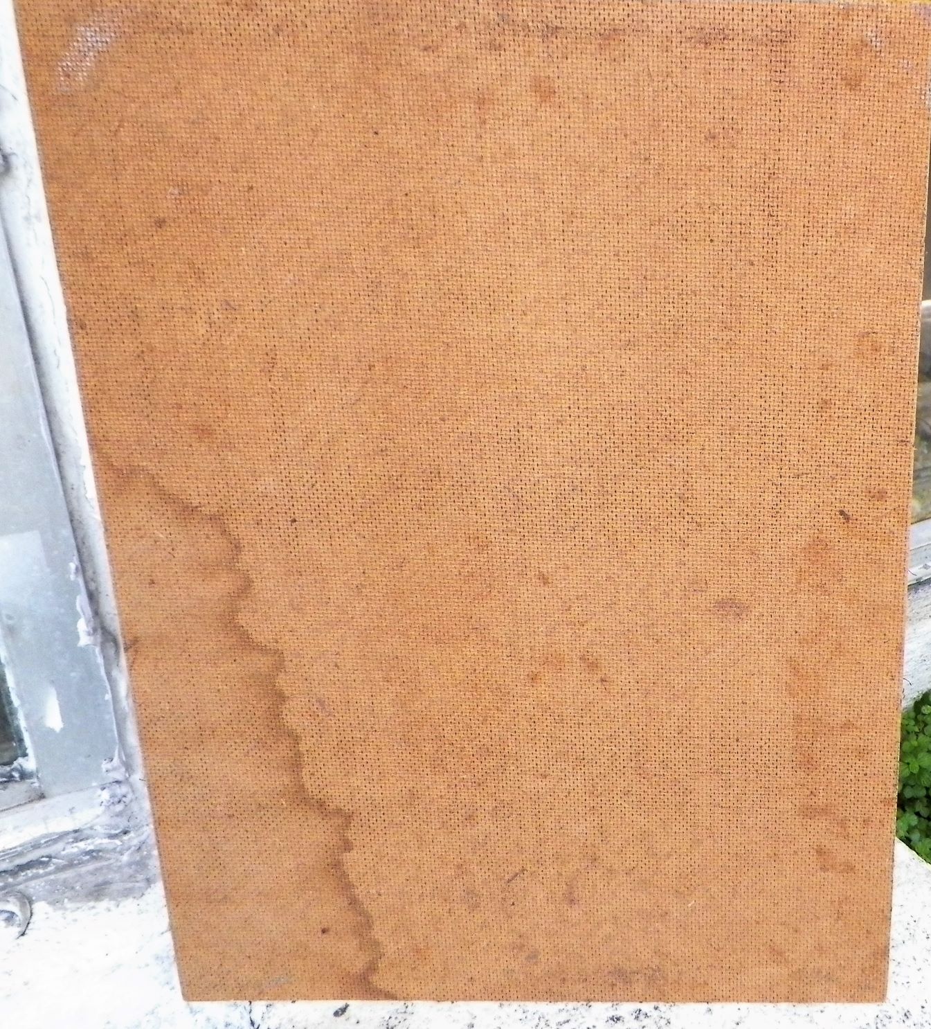 ART PAINTING CHIMPANZEE PONDERING ON VELVET PAINTING 3AA.JPG