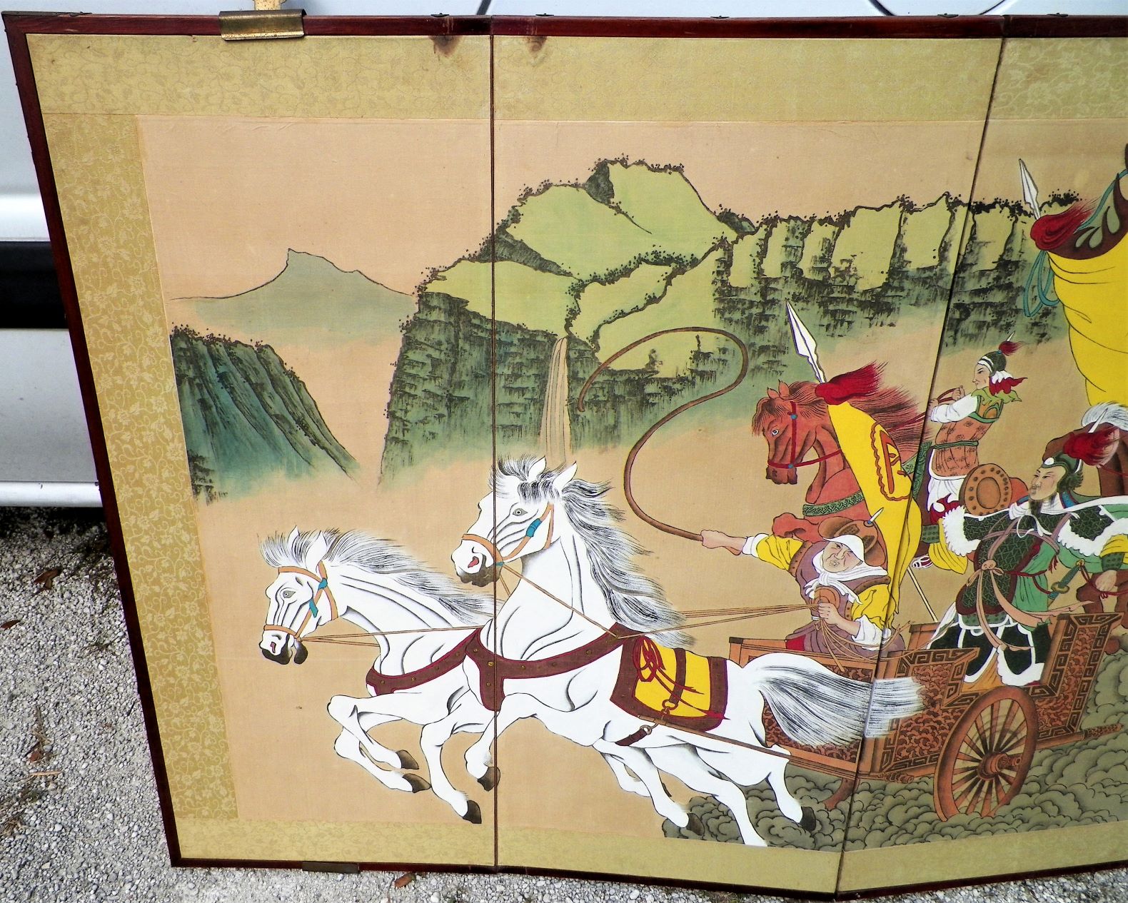 ART PAINTING CHINESE PANELS SILK 2AA.JPG