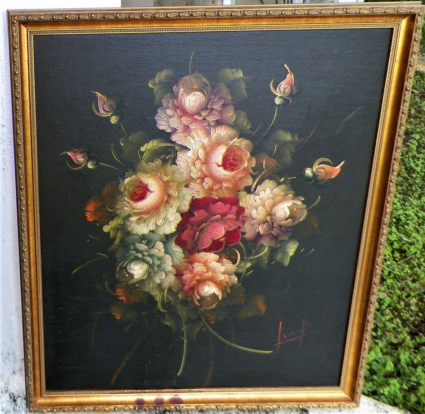 ART PAINTING FLORAL 1AA.JPG