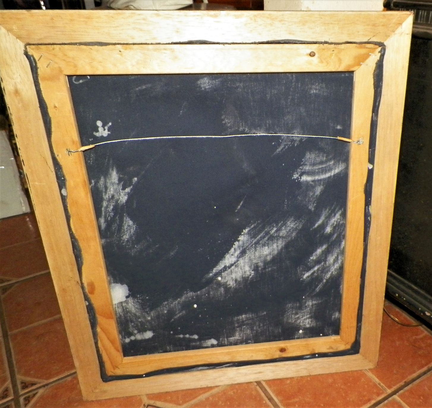 ART PAINTING HAITIAN GIRL WITH SIDEWAYS HEAD FROM BEN 4AAZ.jpg