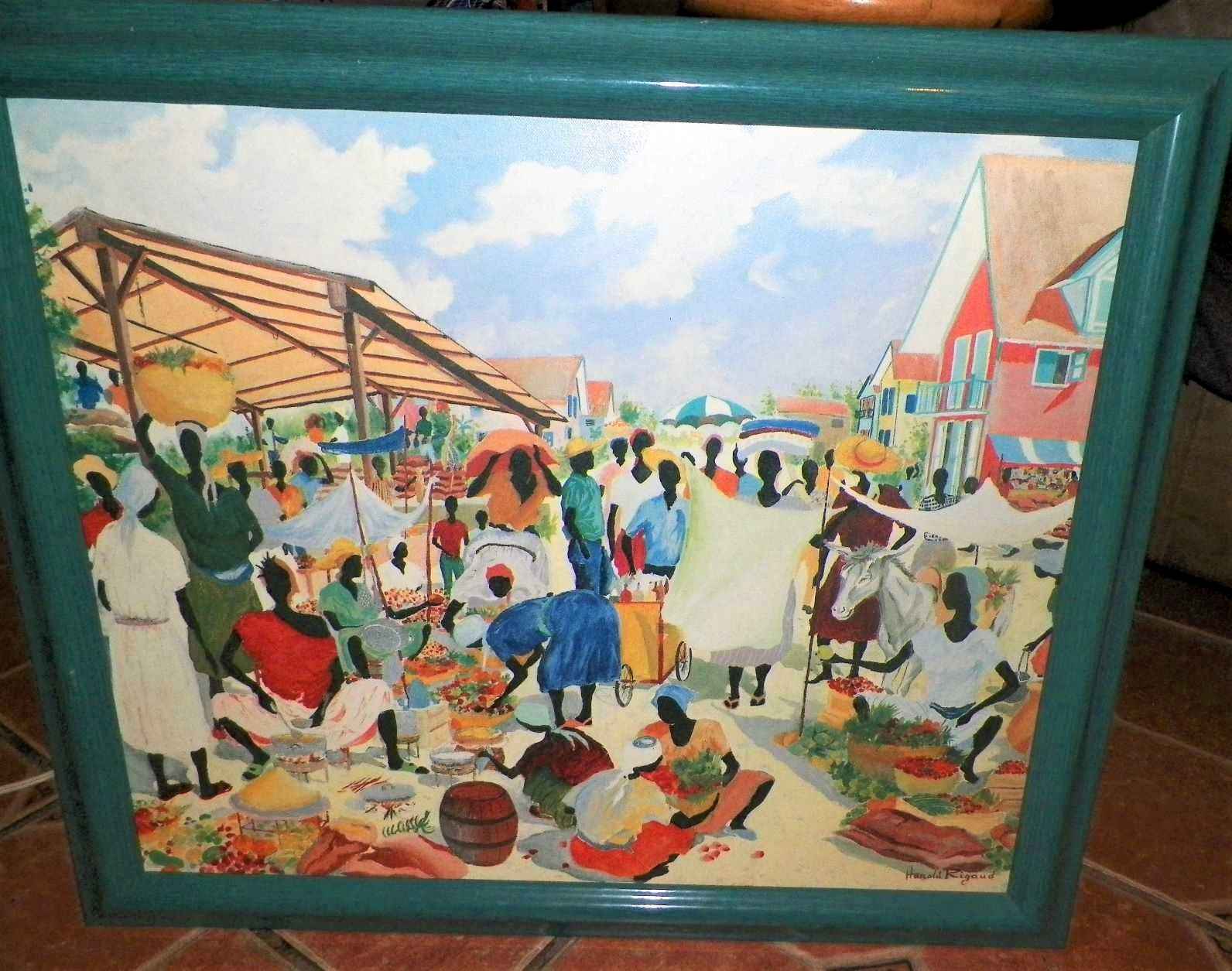 ART PAINTING HAITIAN HAROLD RIGAUD 1AAzz.JPG