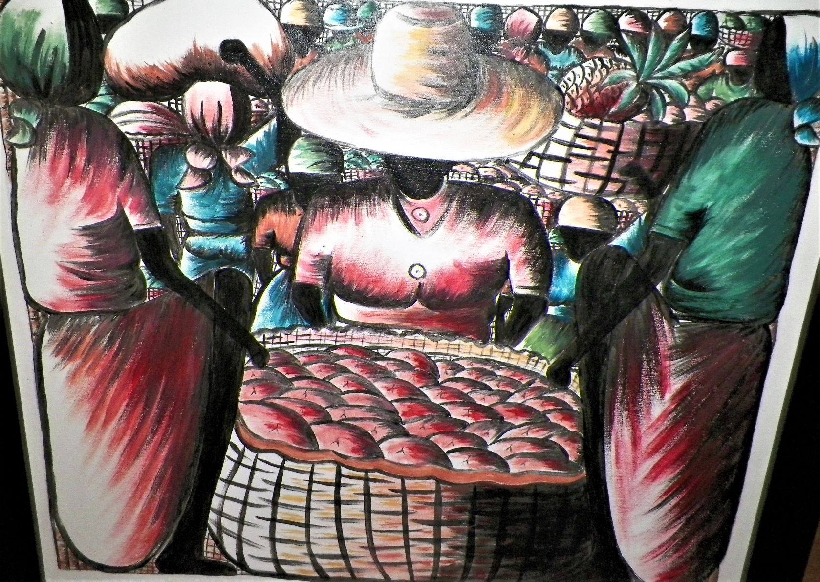 ART PAINTING HAITIAN J CLAVIUS 2AA.JPG