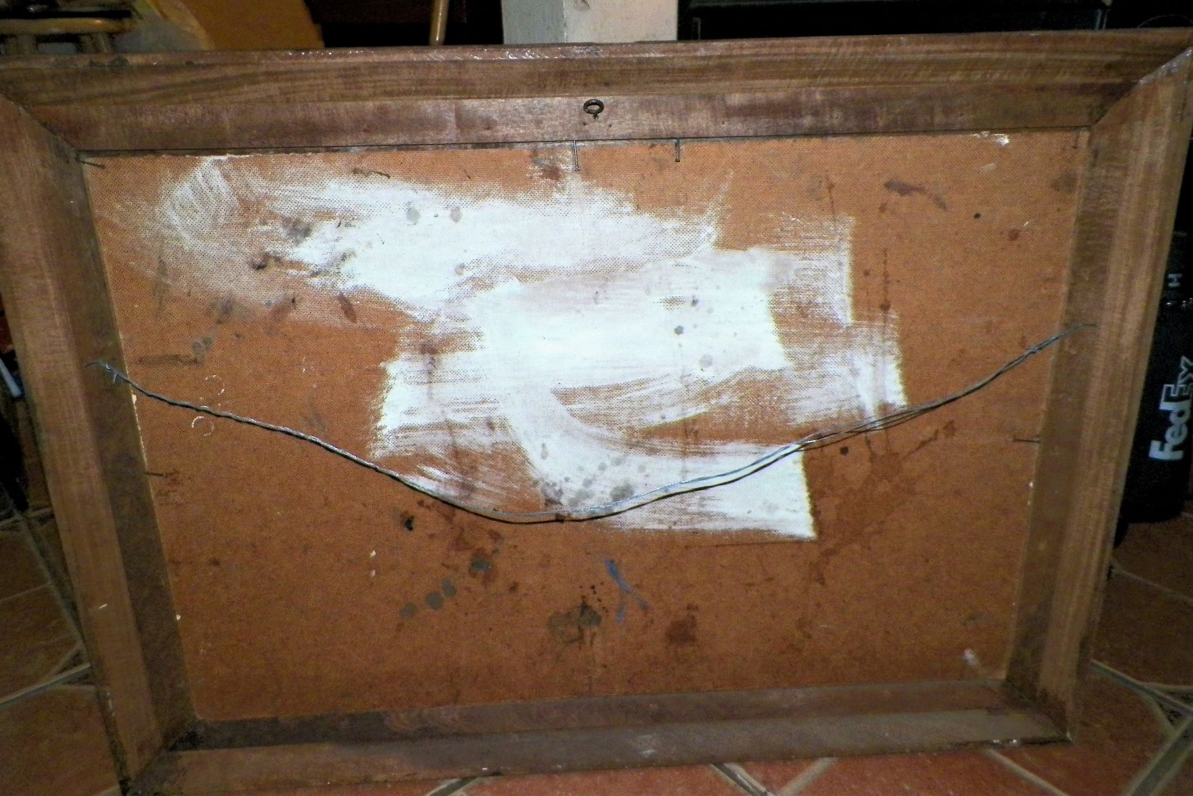 ART PAINTING HAITIAN J. E. GOURSUE LARGE PAINTING 5AA.JPG