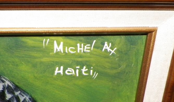 ART PAINTING HAITIAN MICHEL AX 3AA.JPG