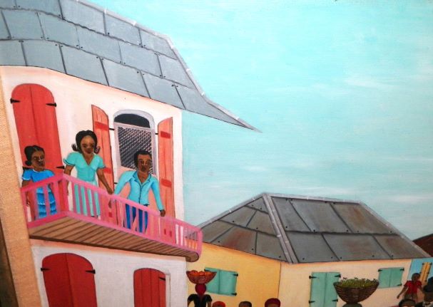 ART PAINTING HAITIAN P TOUSSAINT 4AA.JPG