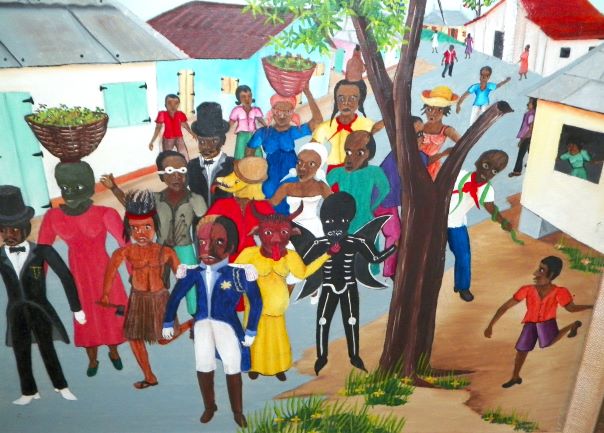 ART PAINTING HAITIAN P TOUSSAINT 4BAA.JPG