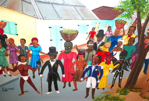 ART PAINTING HAITIAN P TOUSSAINT 6AA.JPG