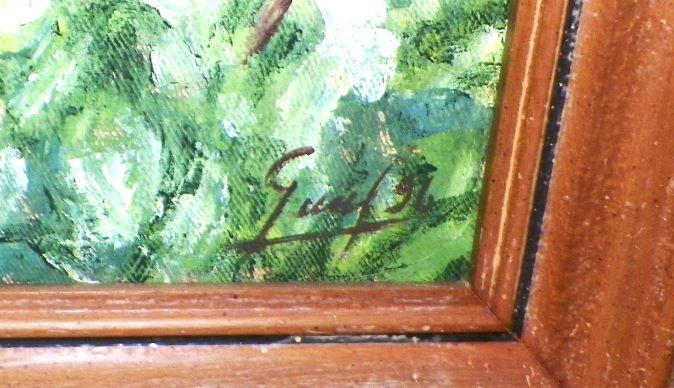 ART PAINTING HAITIAN THRIFT STORE FIND PAIR GUCIF POSSIBLLY 3AA.JPG