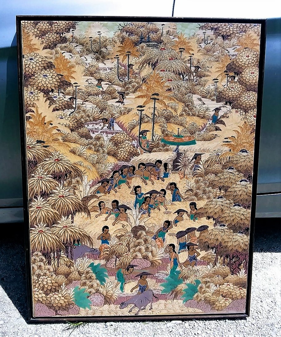 Any Info on Indonesia (?) painting & Artist? Antiques Board