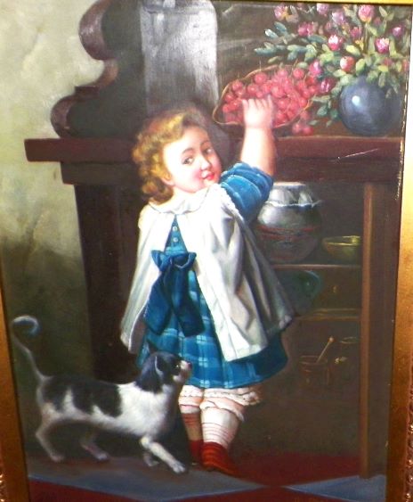 ART PAINTING J DICKINSON ON WOOD 2AAA.JPG