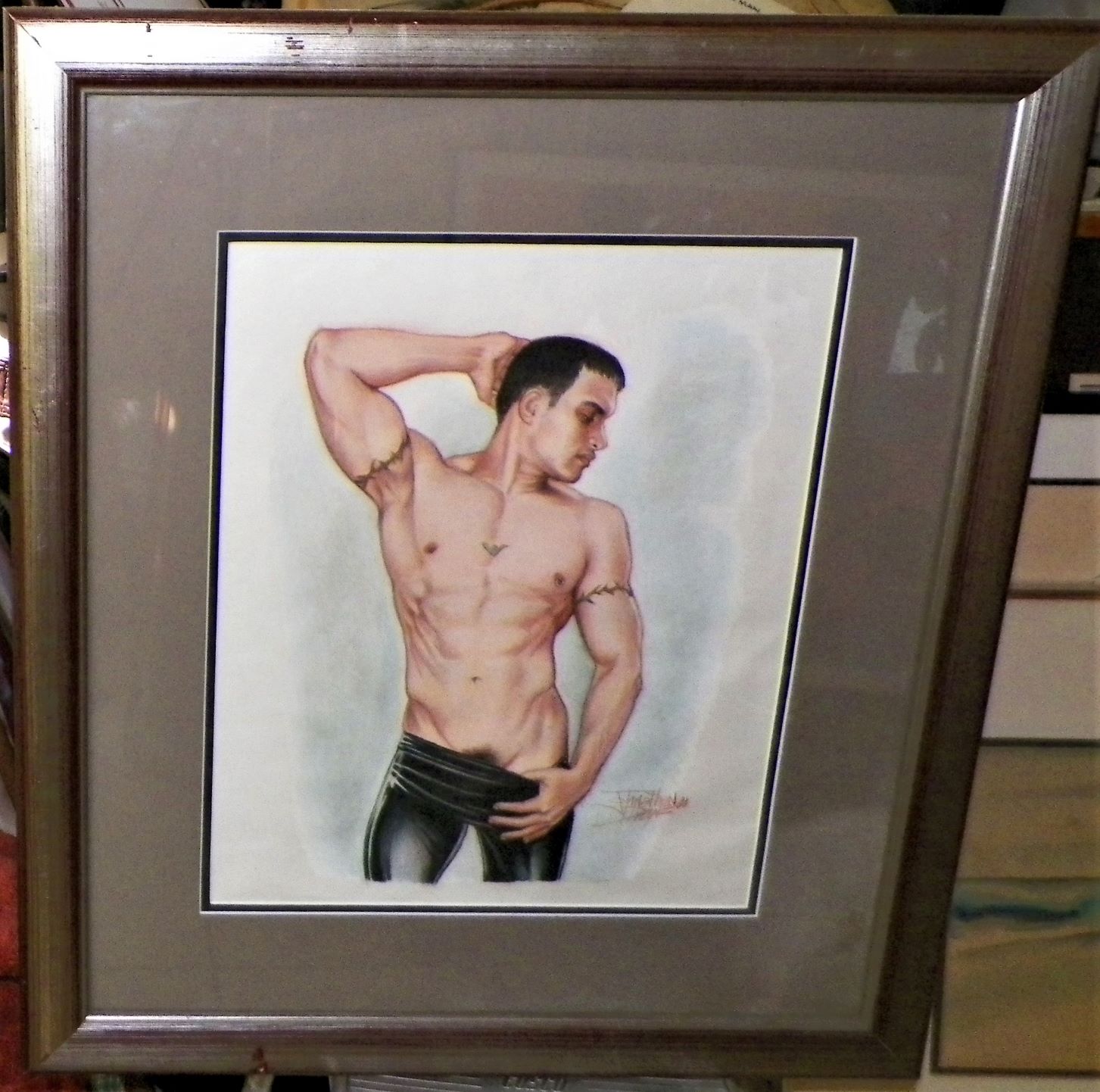 ART PAINTING JONATHAN LYNDON CHASE GAY ART 1AA.JPG