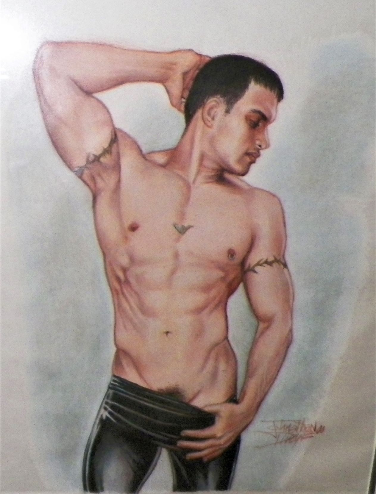 ART PAINTING JONATHAN LYNDON CHASE GAY ART 2AA.JPG