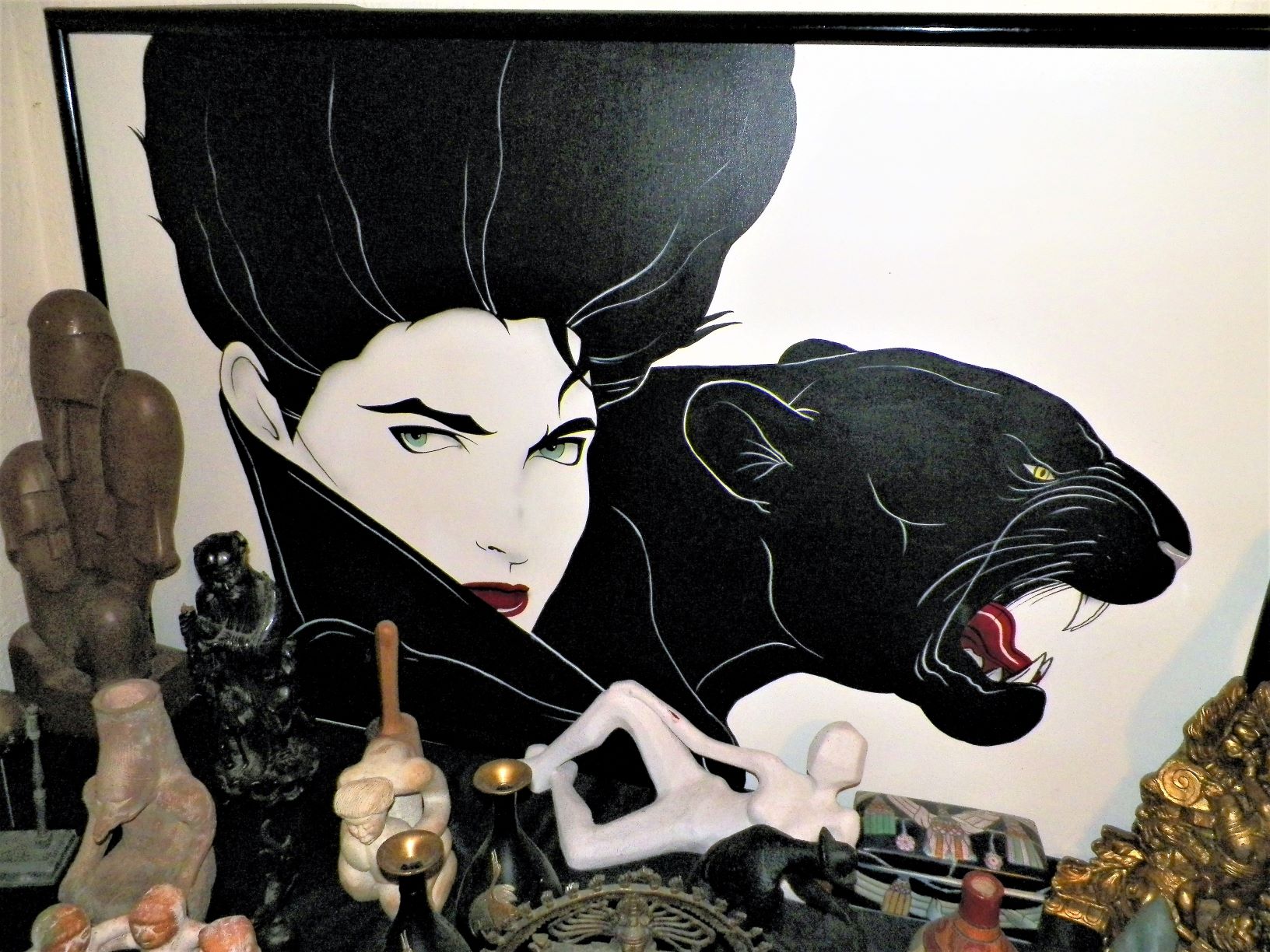 ART PAINTING NAGEL PAINTING LARGE UNSIGNED 2AA.JPG