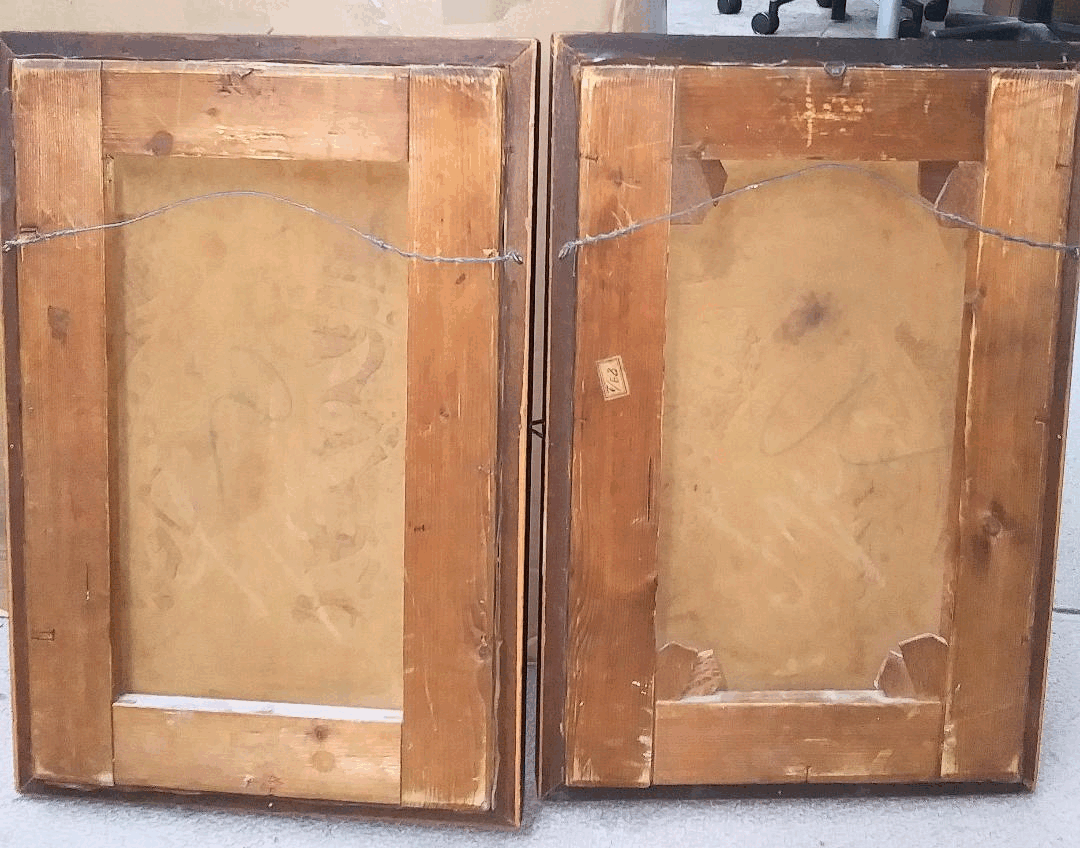 ART PAINTING OLD GOLD PAIR LADIES 4AAazz.gif