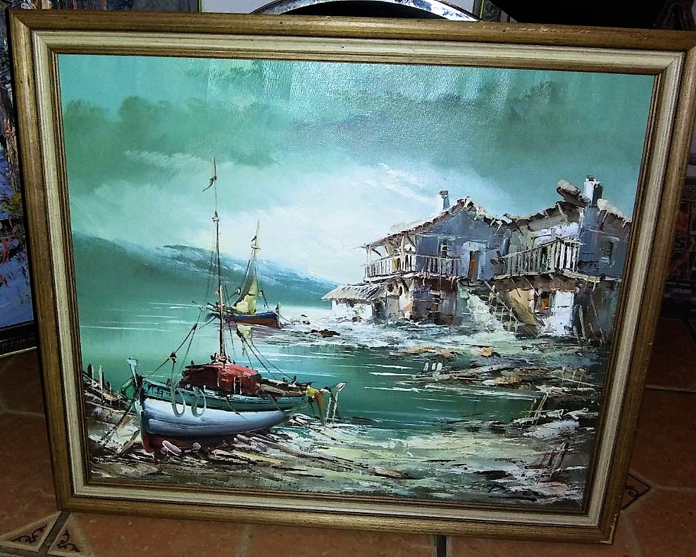 Painting signed Perez - Alex Perez? | Antiques Board
