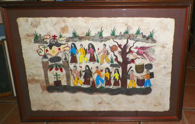 ART PAINTING RELIGOUS FOLK ART PRIMITIVE PAINTING 1AA.JPG