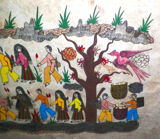 ART PAINTING RELIGOUS FOLK ART PRIMITIVE PAINTING 3AA.JPG