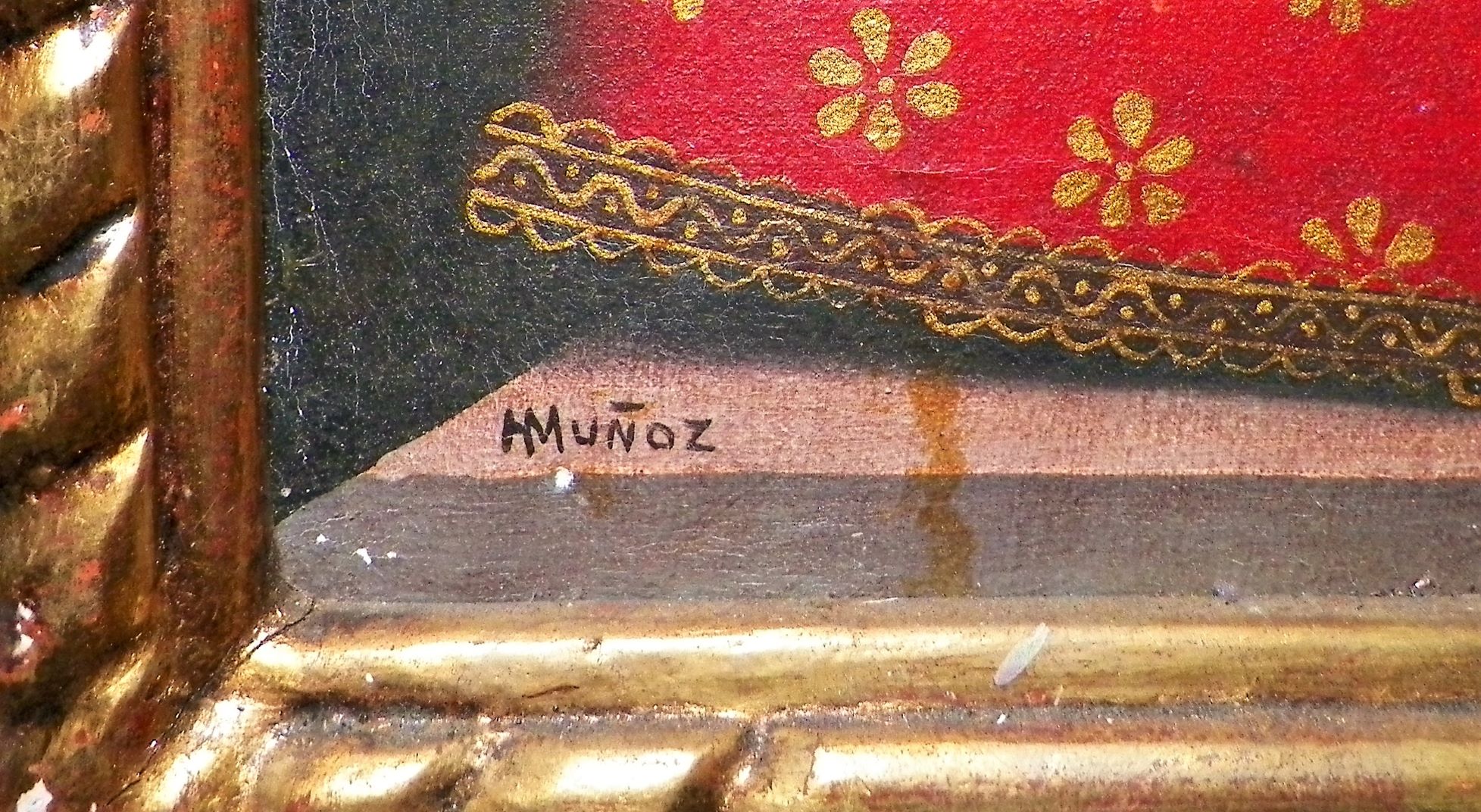 ART PAINTING RELIGOUS MADANNA & CHILD BRAZIL STYLE 4AA.JPG