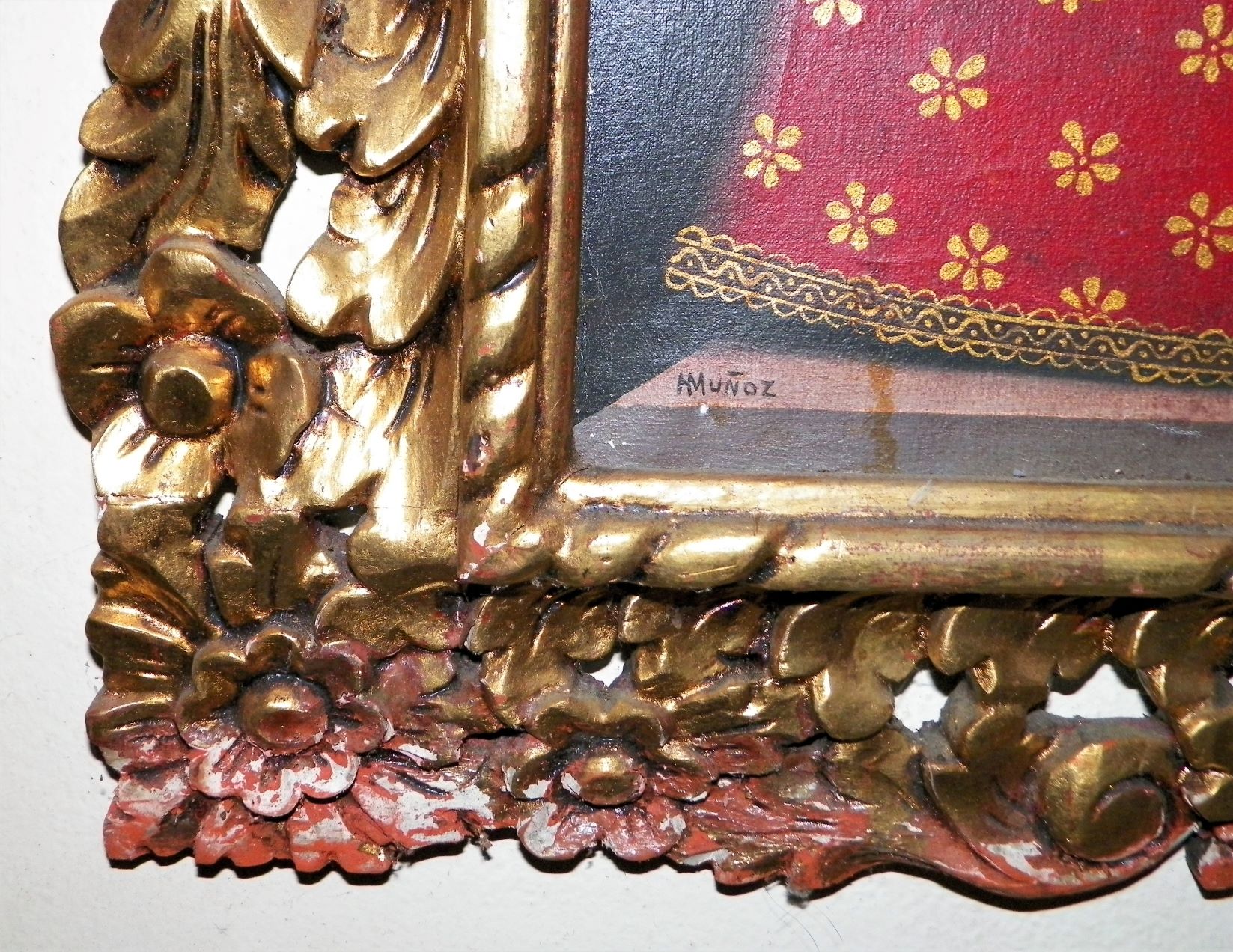 ART PAINTING RELIGOUS MADANNA & CHILD BRAZIL STYLE 8AaA.JPG